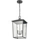 Fetterton 3 Light 11 inch Powder Coated Black Outdoor Hanging Lantern